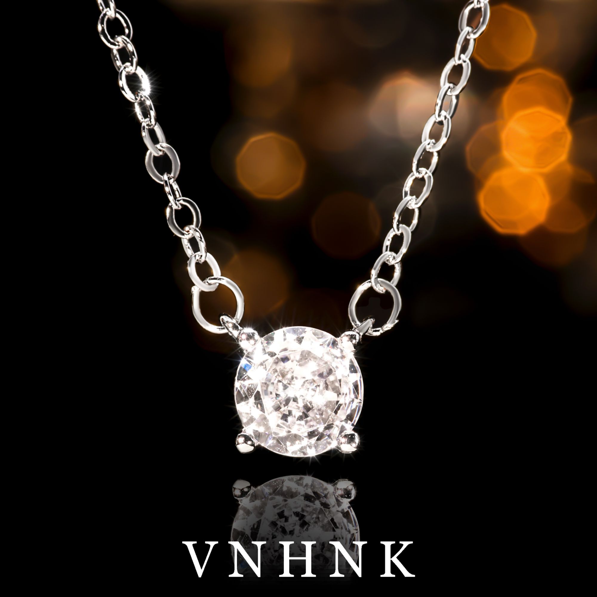 铜合金项链 美可儿   C430  银色（45cm) 时尚气质项链预售