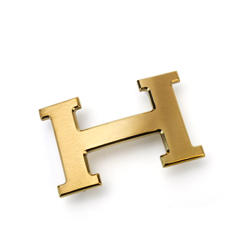  不锈钢自动扣皮带扣头单扣男士腰带裤带卡子高档银色内扣配单卖