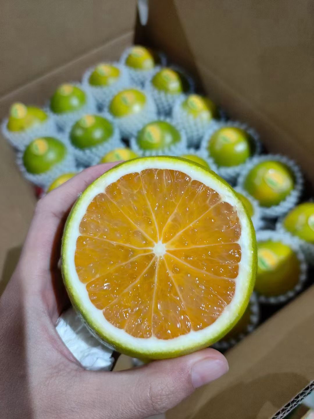 海南福山福橙富硒水果皮薄汁多现摘现发口感鲜甜新鲜包邮到家