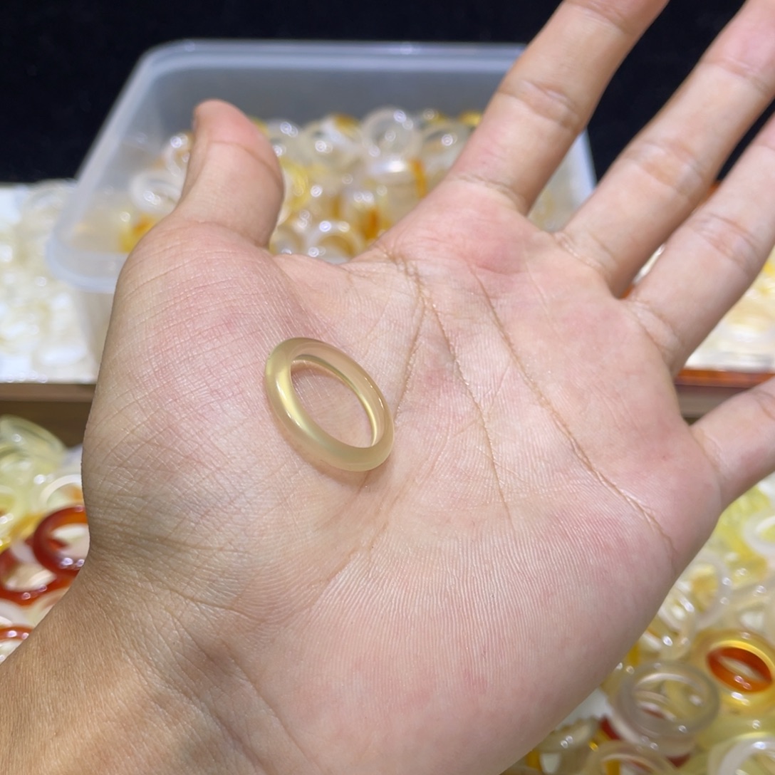 玛瑙/玉髓未镶嵌戒指506号港16