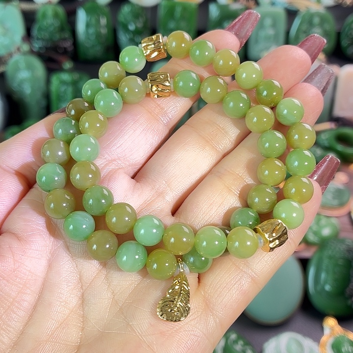 和田玉未镶嵌手串