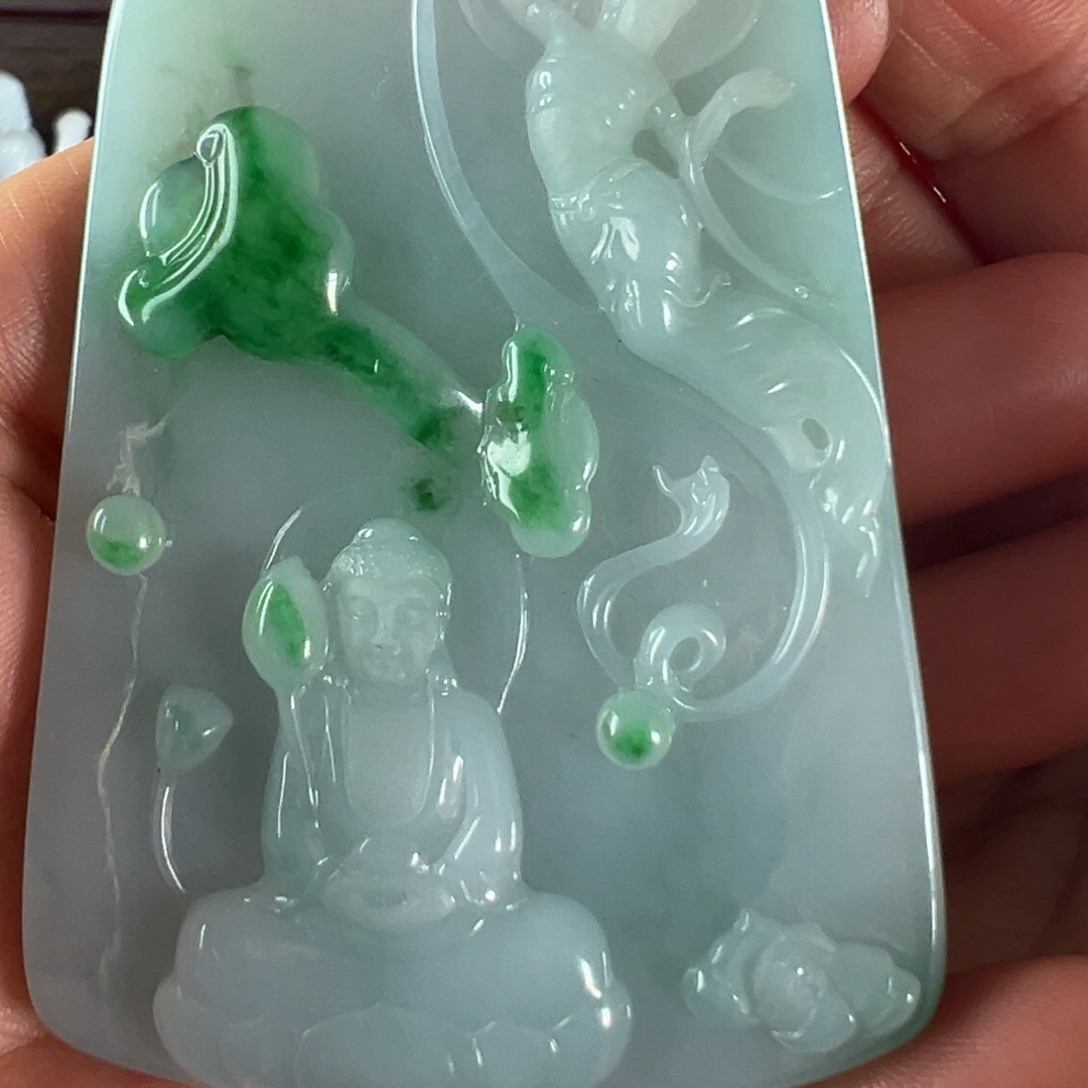 翡翠未镶嵌手镯天然翡翠挂件