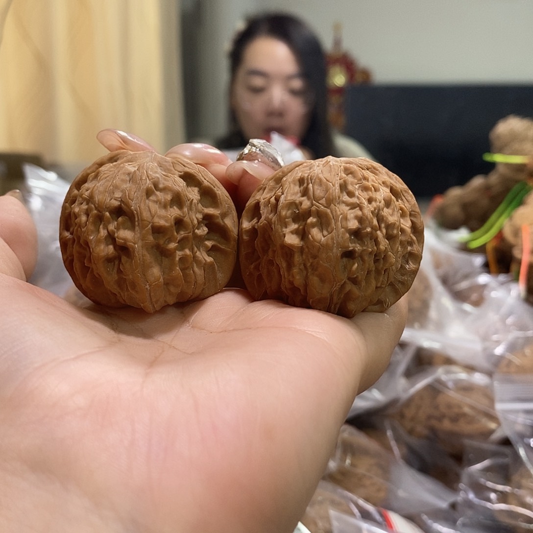 把件文玩核桃40磨盘