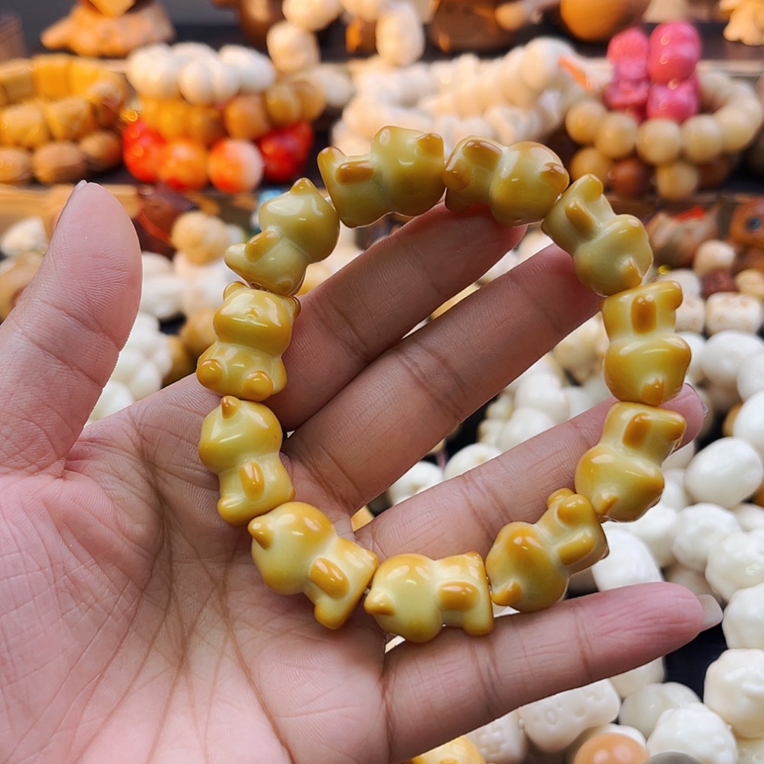 手串菩提根/象牙果黄油小熊/原120