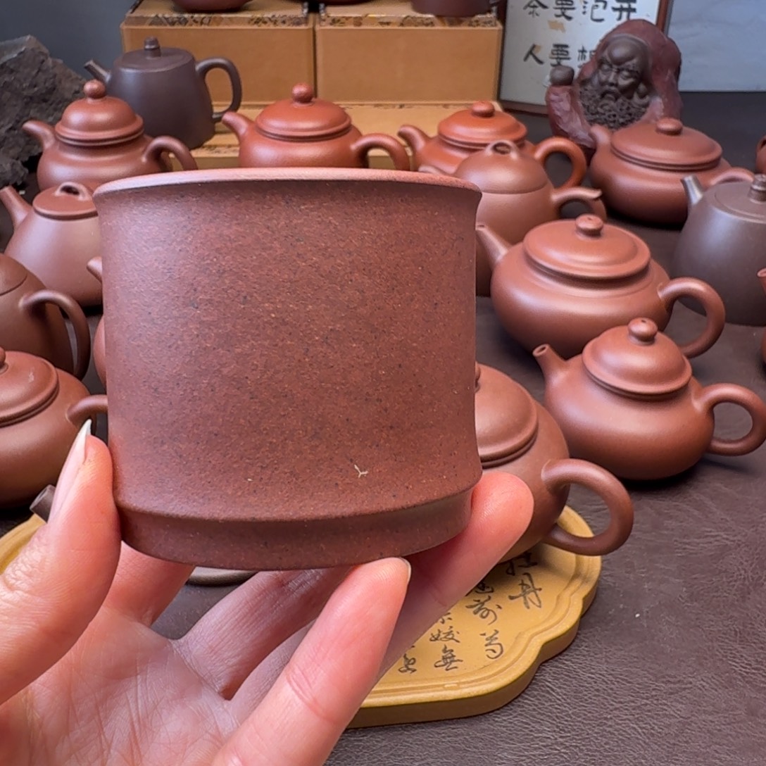 L***s紫砂茶壶特练紫泥  主人杯  140