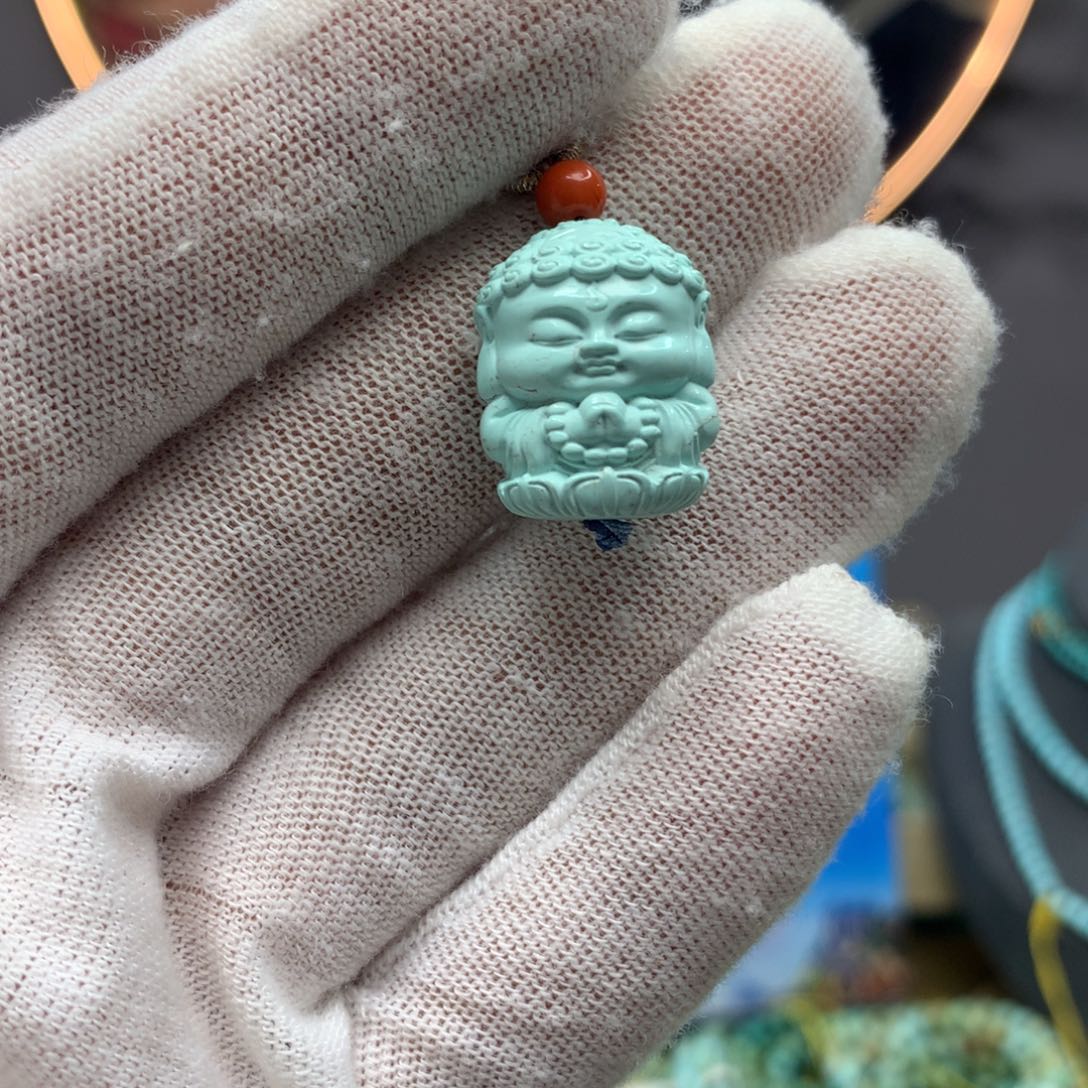 绿松石挂件未镶嵌