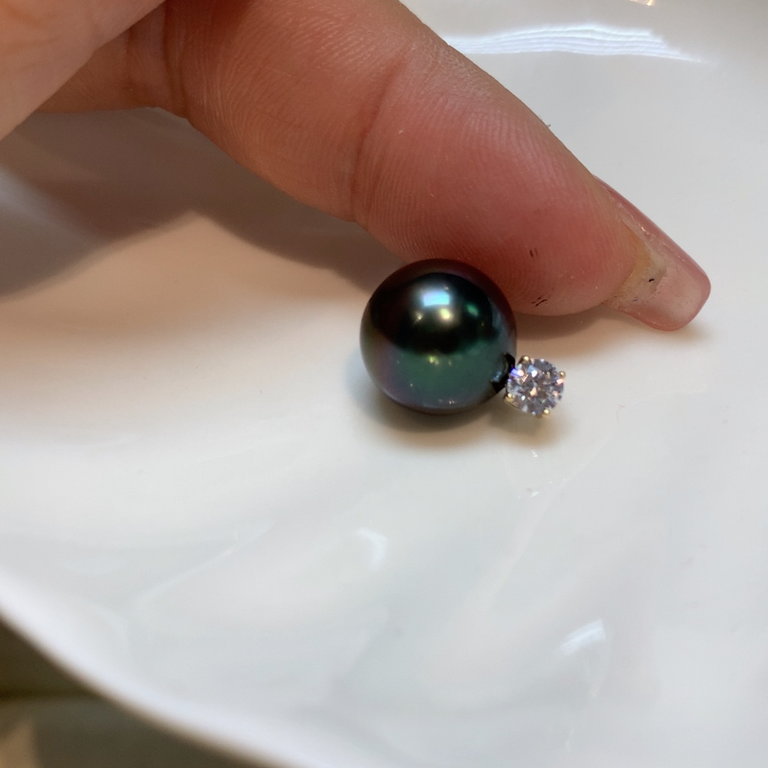 海水珍珠颈饰14K金镶嵌