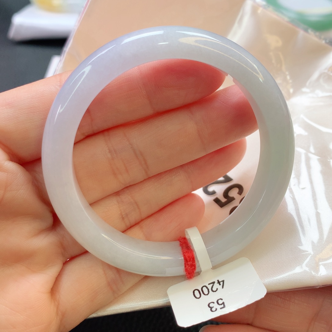 翡翠手镯未镶嵌53正