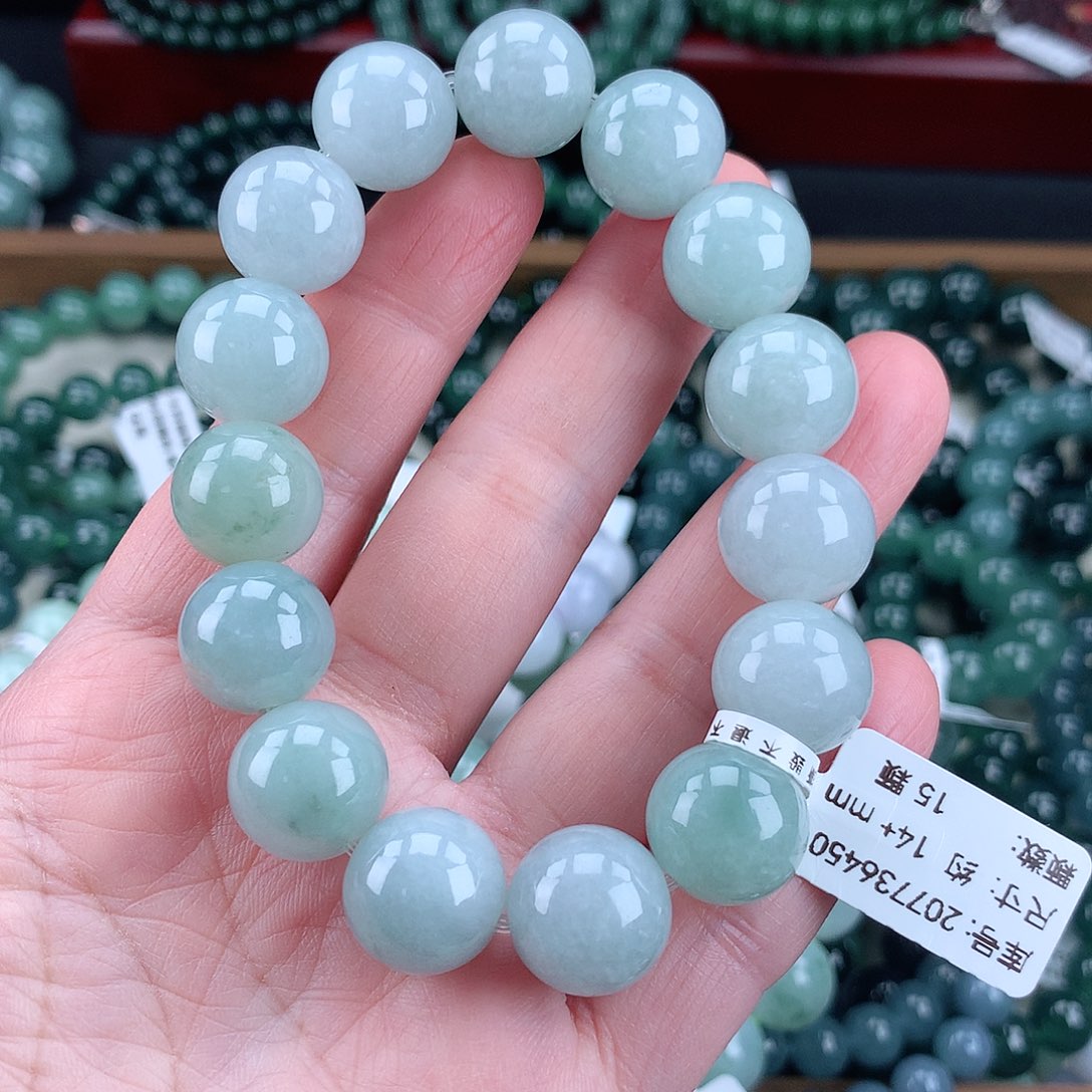 *****翡翠未镶嵌毛衣链