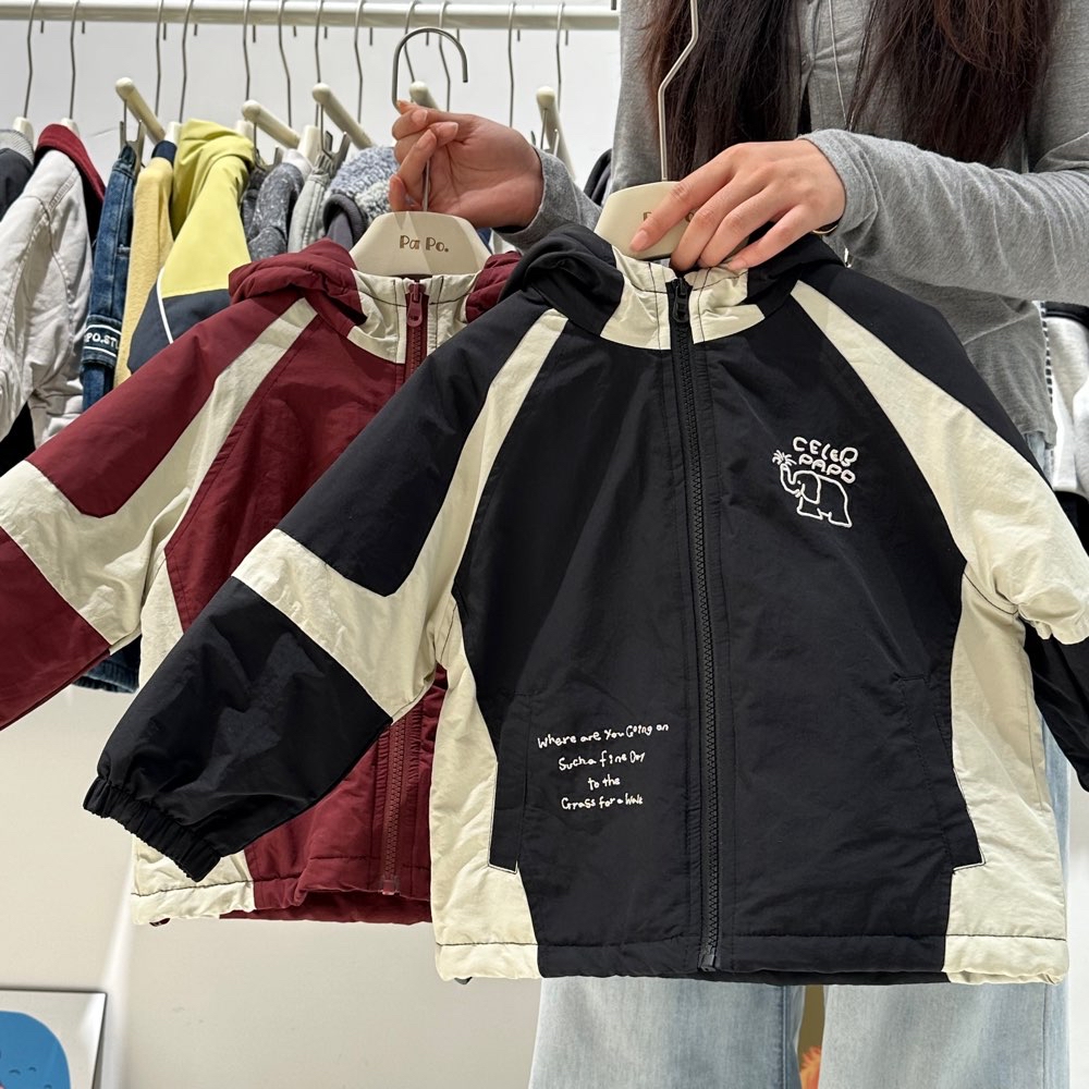 【衣乐】冬季韩版简约百搭棉服男童保暖外套加厚棉服冬装