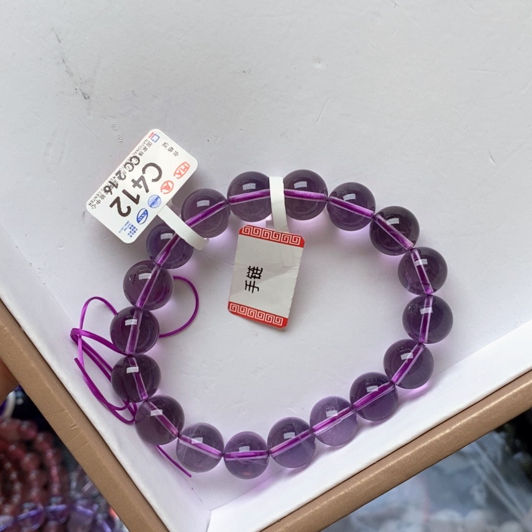 紫晶手链未镶嵌紫水晶手链未镶嵌C412 11➕