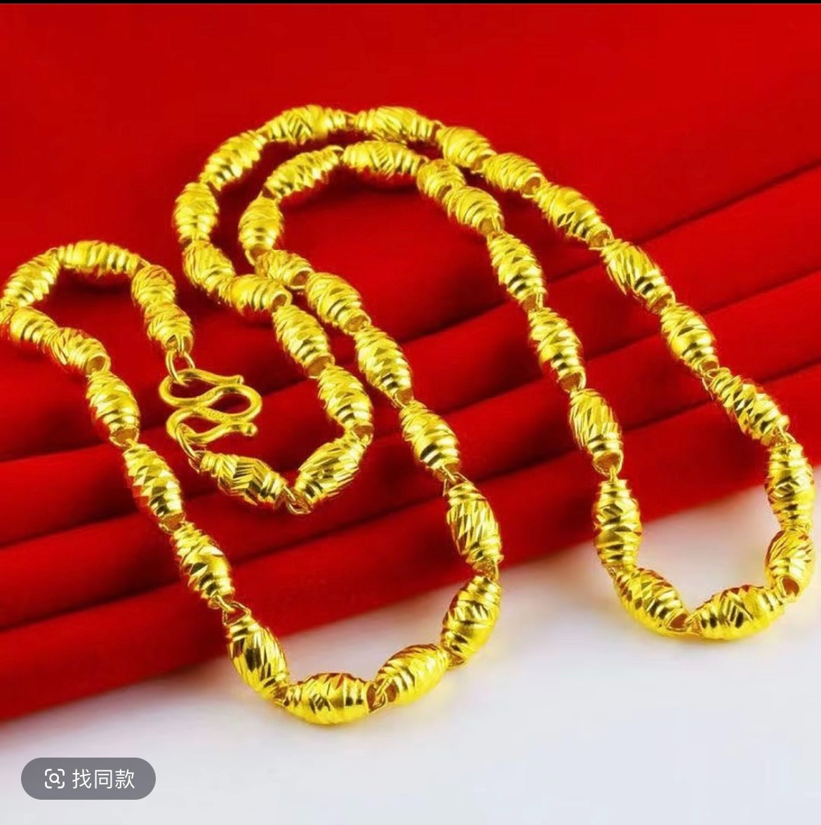 合金项链 【橄榄链】男款项链 精美轻奢时尚款