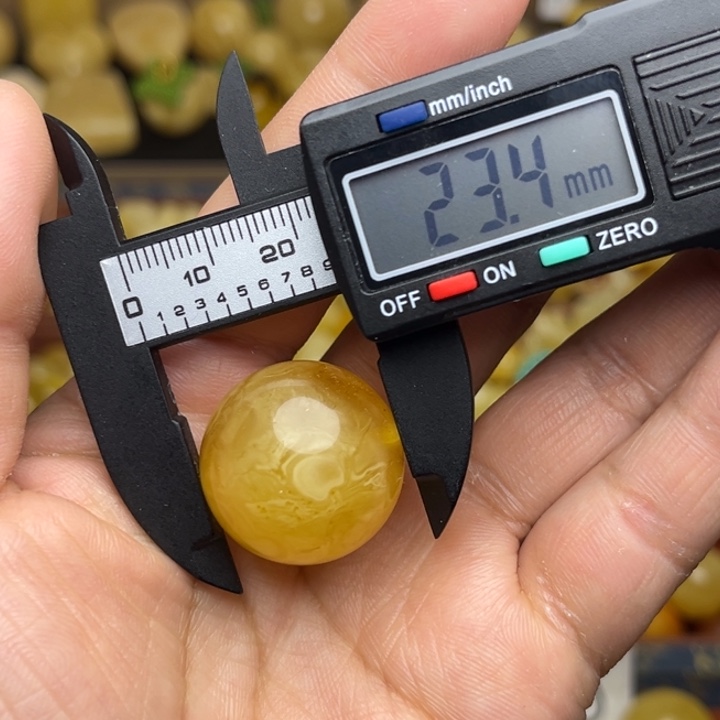 蜜蜡未镶嵌珠宝奇石天然蜜蜡散珠微瑕一粒187