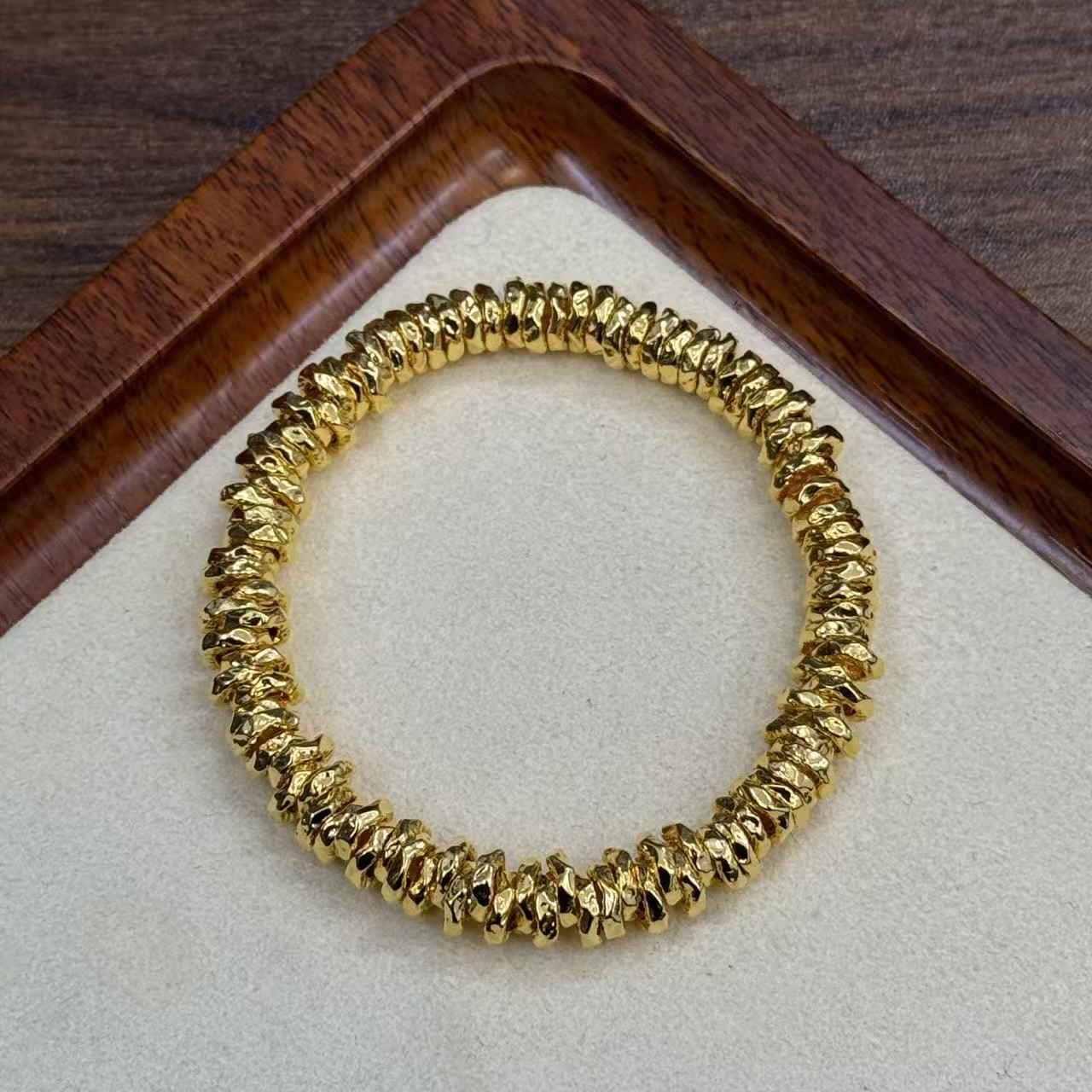 顺鑫黄金足金999盘缠手串DP2418-04410