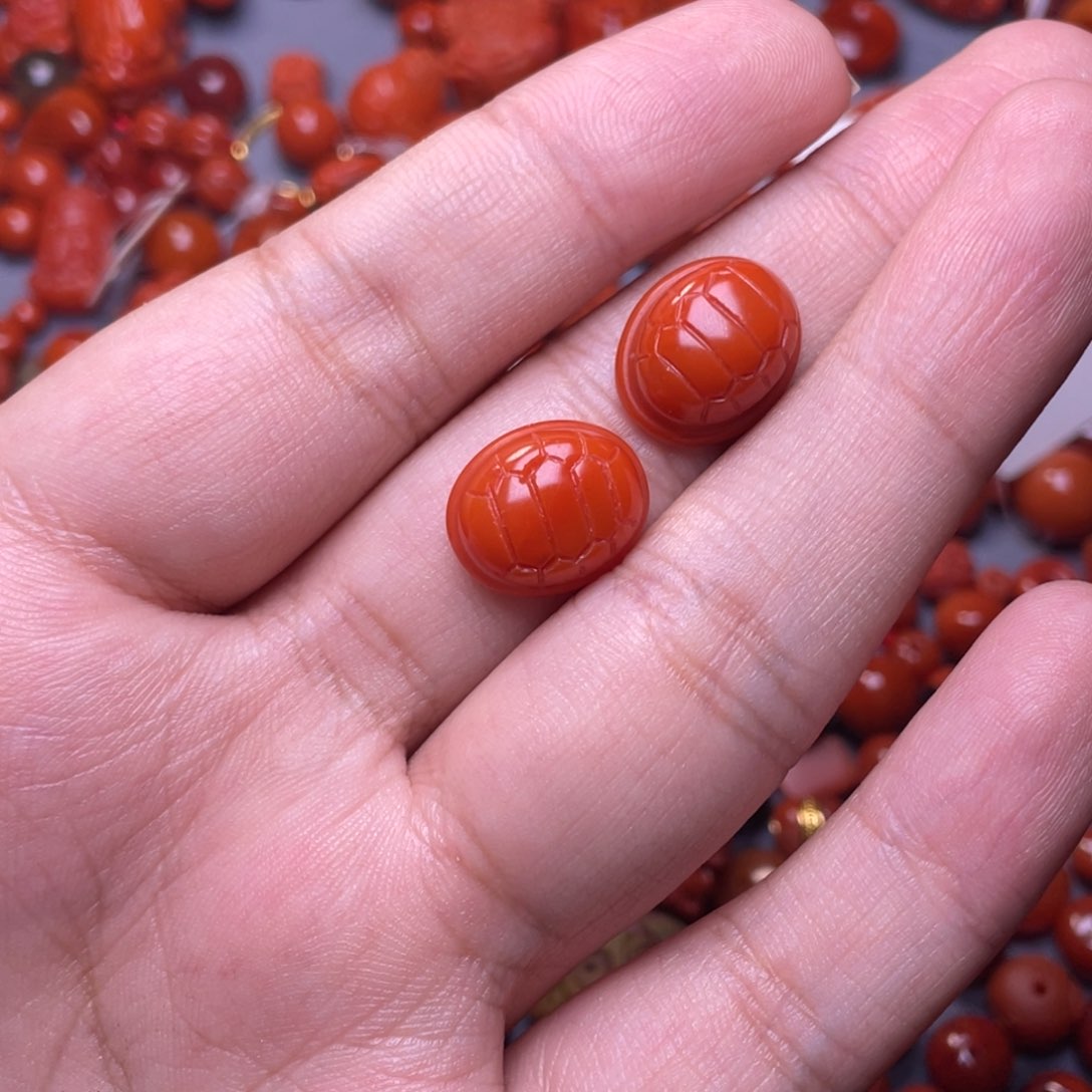 南红玛瑙配饰未镶嵌Q**W