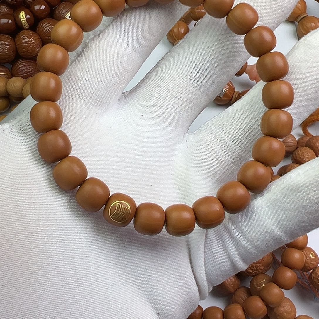 猴头核桃手串8.5蓝盒款金线标老型