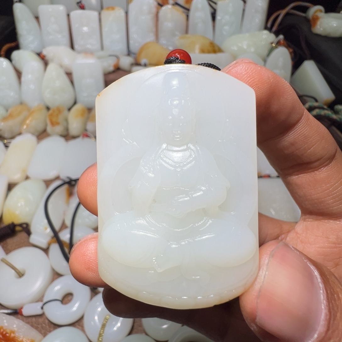 和田玉吊坠(不含链)未镶嵌阳**男