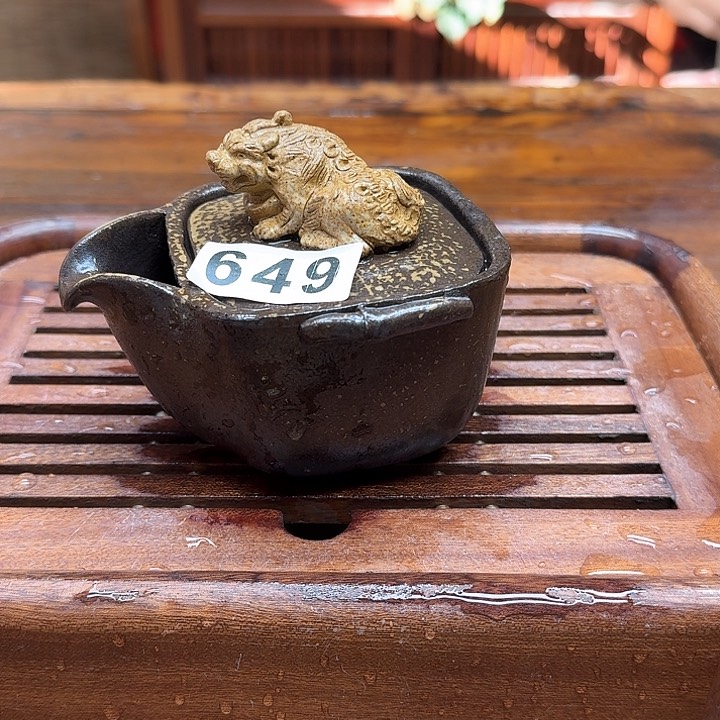 纯手工制作粗陶茶具