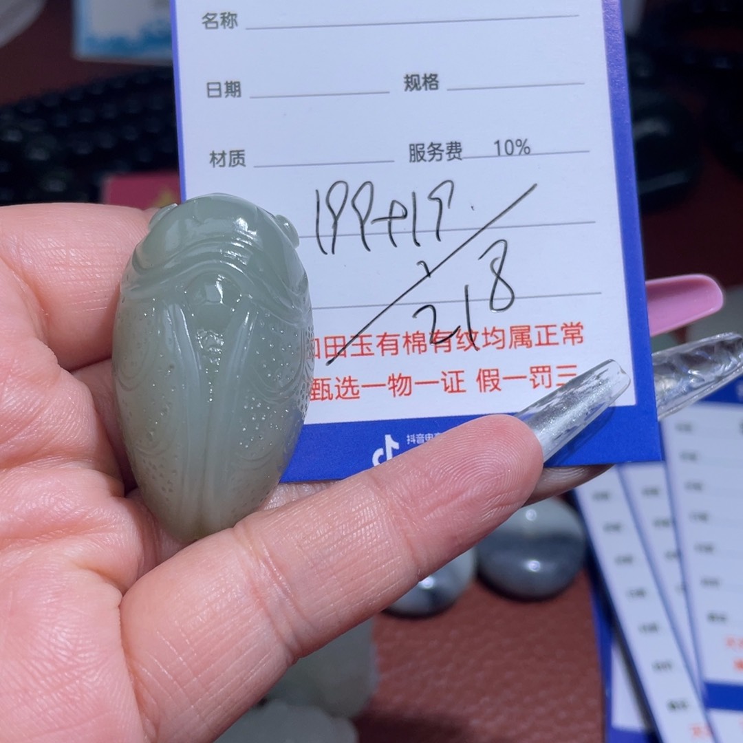 颈饰未镶嵌和田玉（****倪