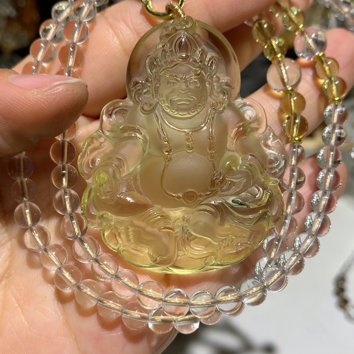 水晶颈饰未镶嵌天然