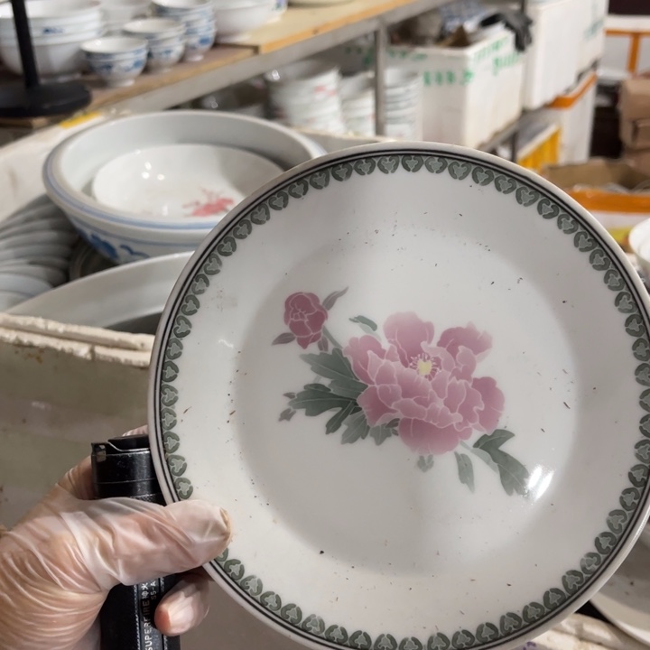 醴陵釉下高温手绘18厘米