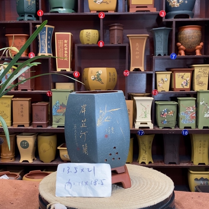 紫砂花盆紫砂艺术