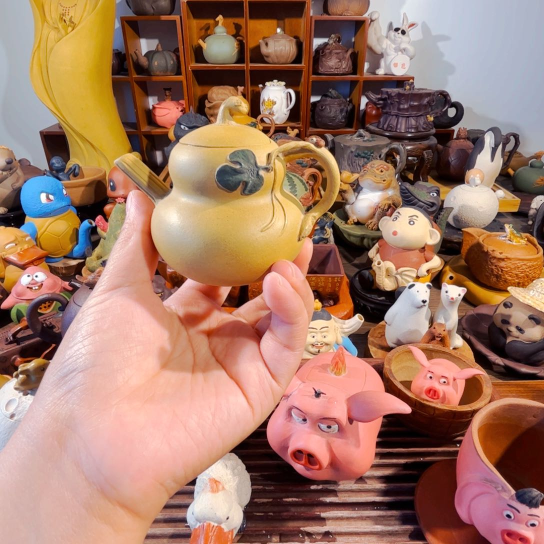 茶壶紫砂纯手工制作的过程就是