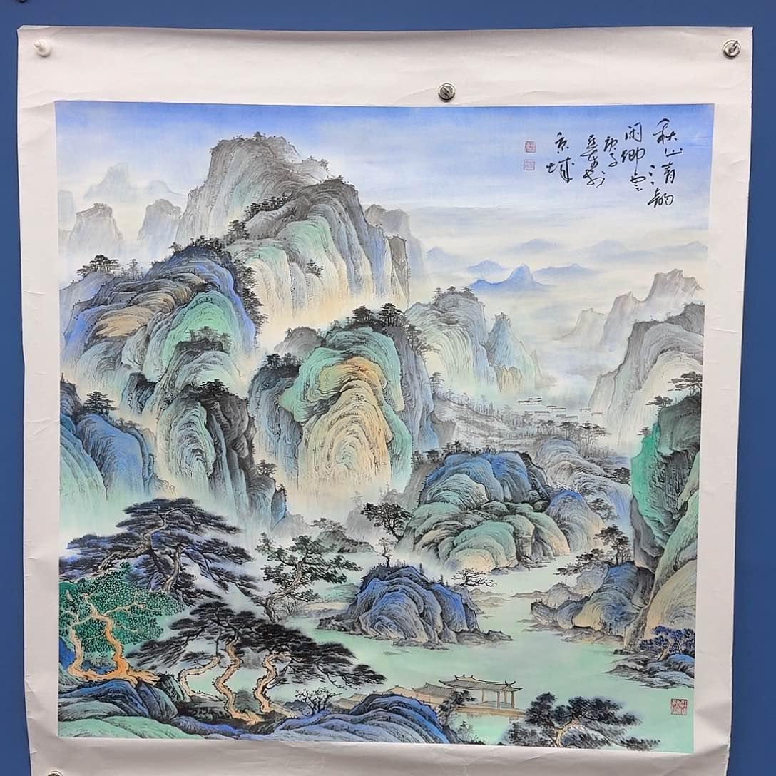 国画多次参加国内外大型