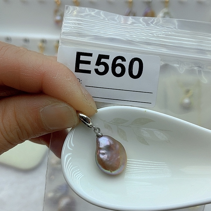 淡水珍珠颈饰银S925镶嵌