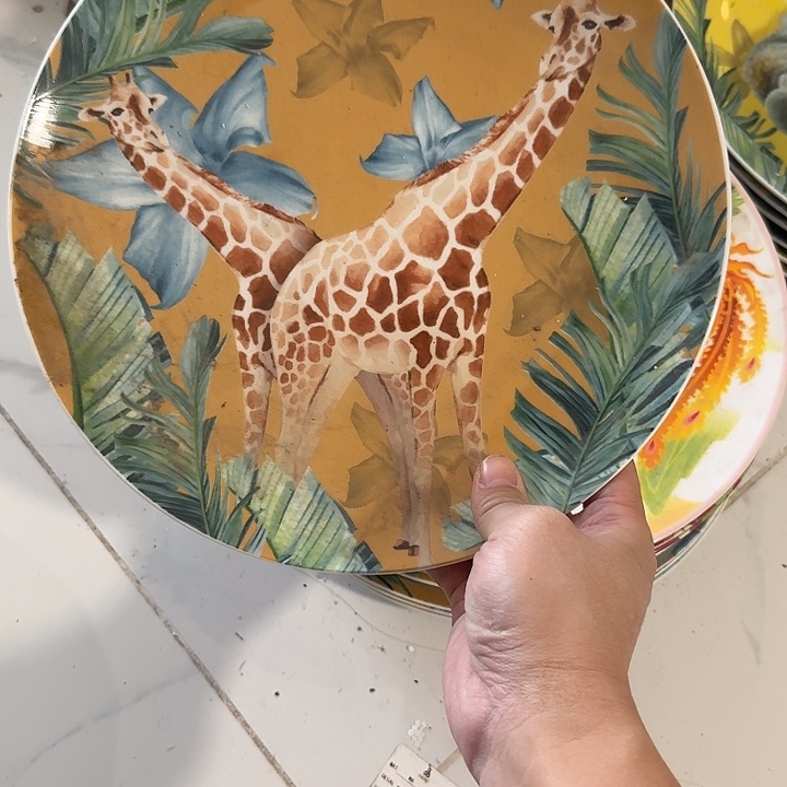 妙***角瓷10.5寸牛排盘17.5米一个