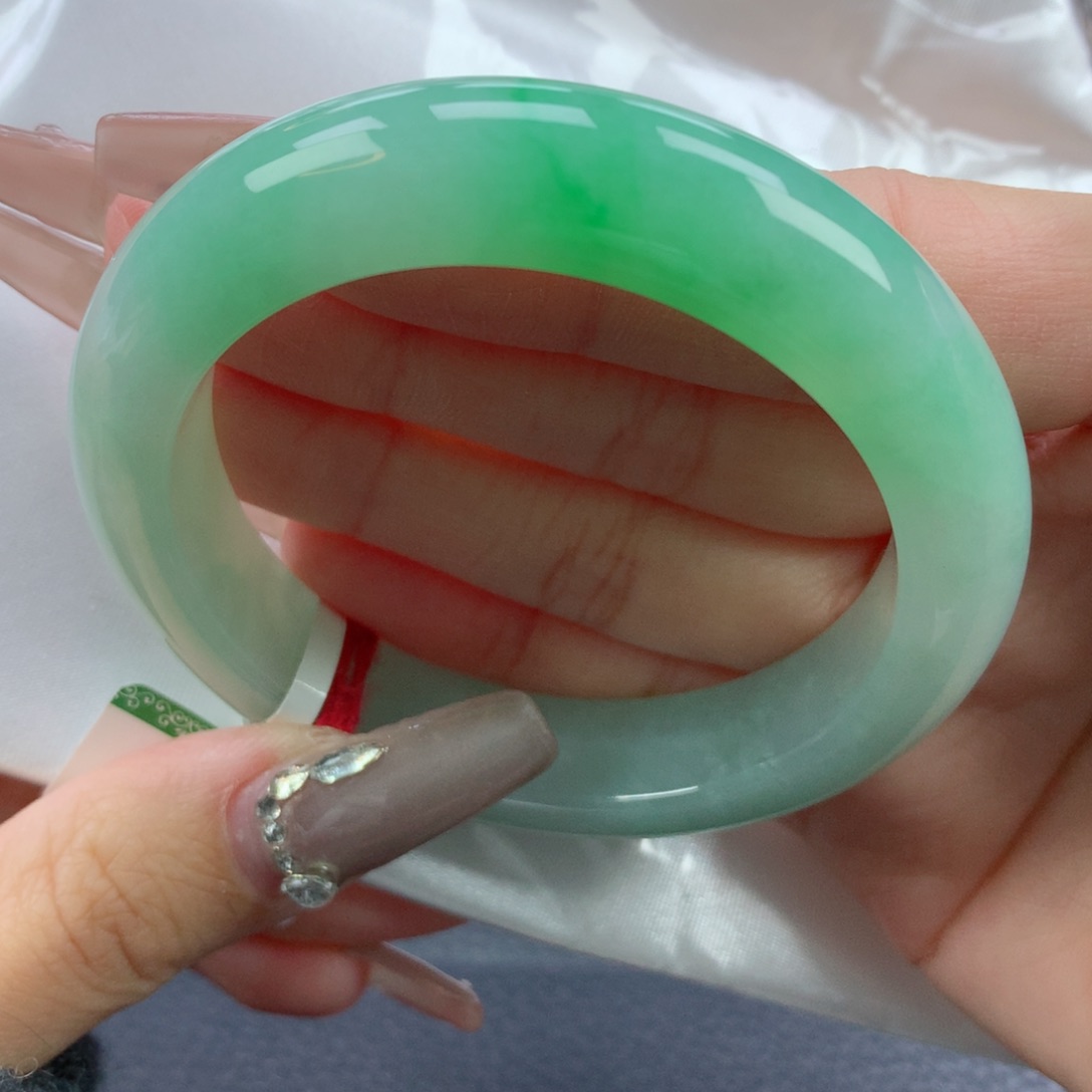 翡翠手镯未镶嵌53.2正圈