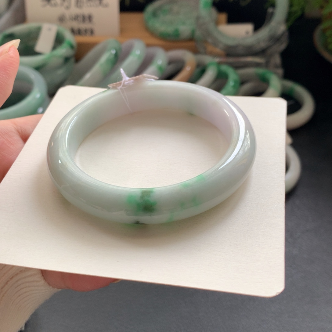 翡翠未镶嵌手镯5号48小时鉴赏期