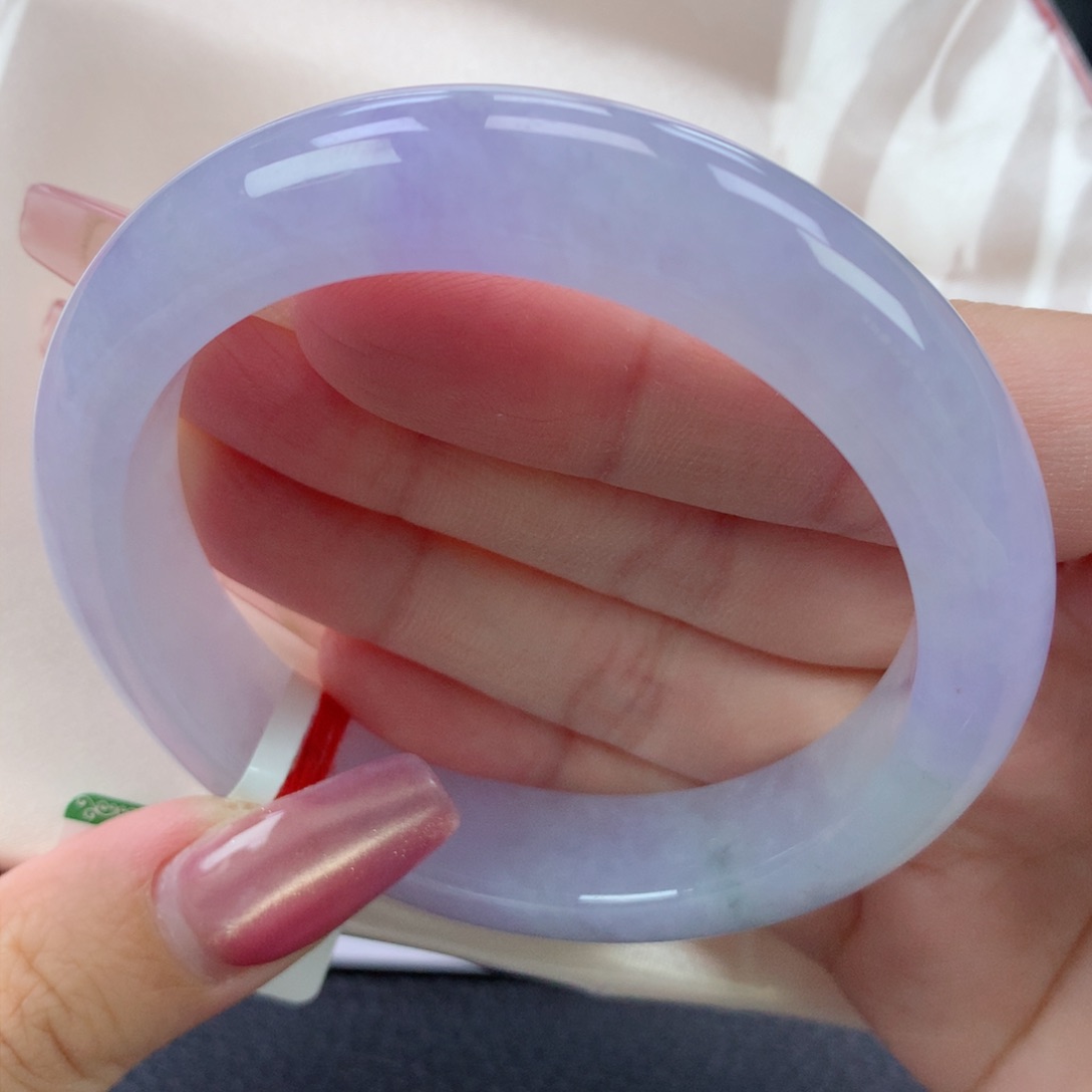 翡翠手镯未镶嵌缅甸天然翡翠A货56