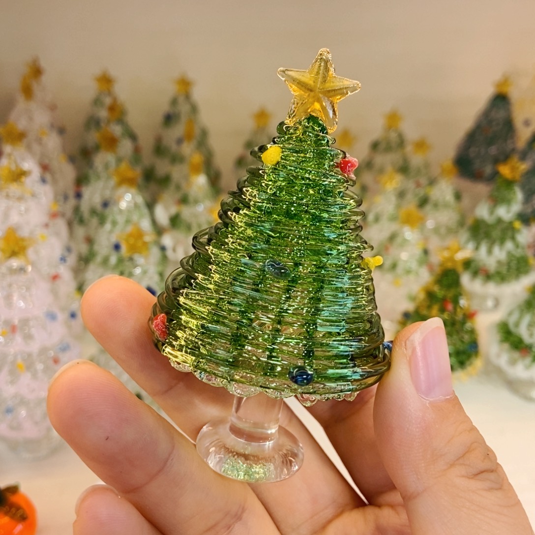 琉璃手工艺品缠丝绿