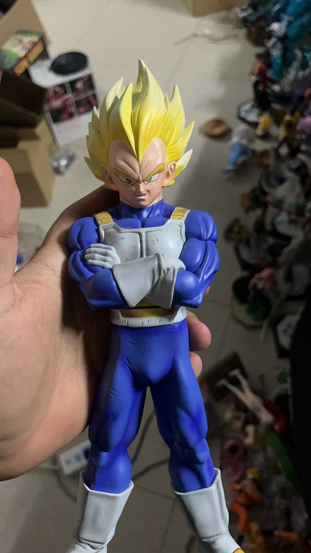 鸡冠严选 49山河抱胸贝吉塔1/6 七龙珠摆件