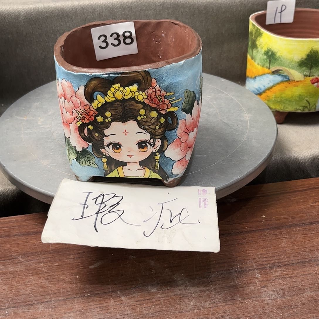 紫砂花盆隐*人微瑕福利