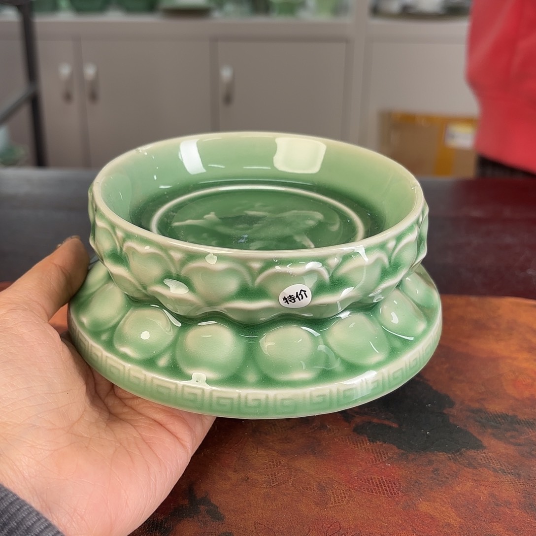 龙泉云间青瓷小米茶器