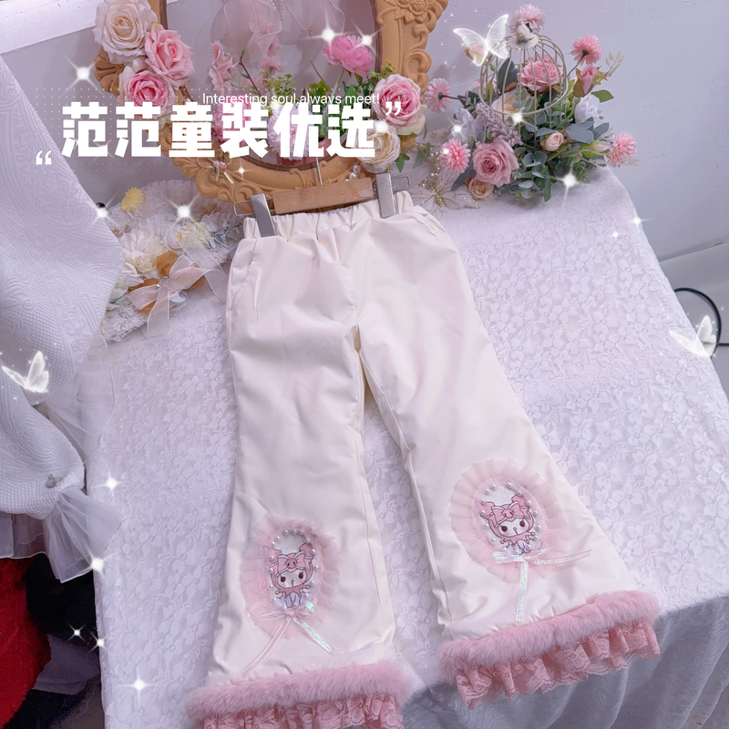 【】儿童时尚韩版【美乐蒂棉裤】加绒裤子25375