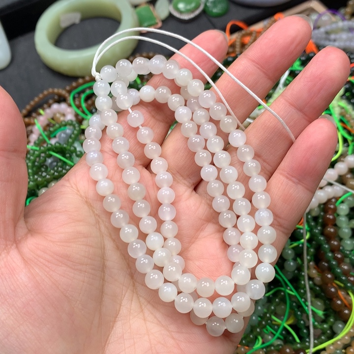 和田玉未镶嵌手链121