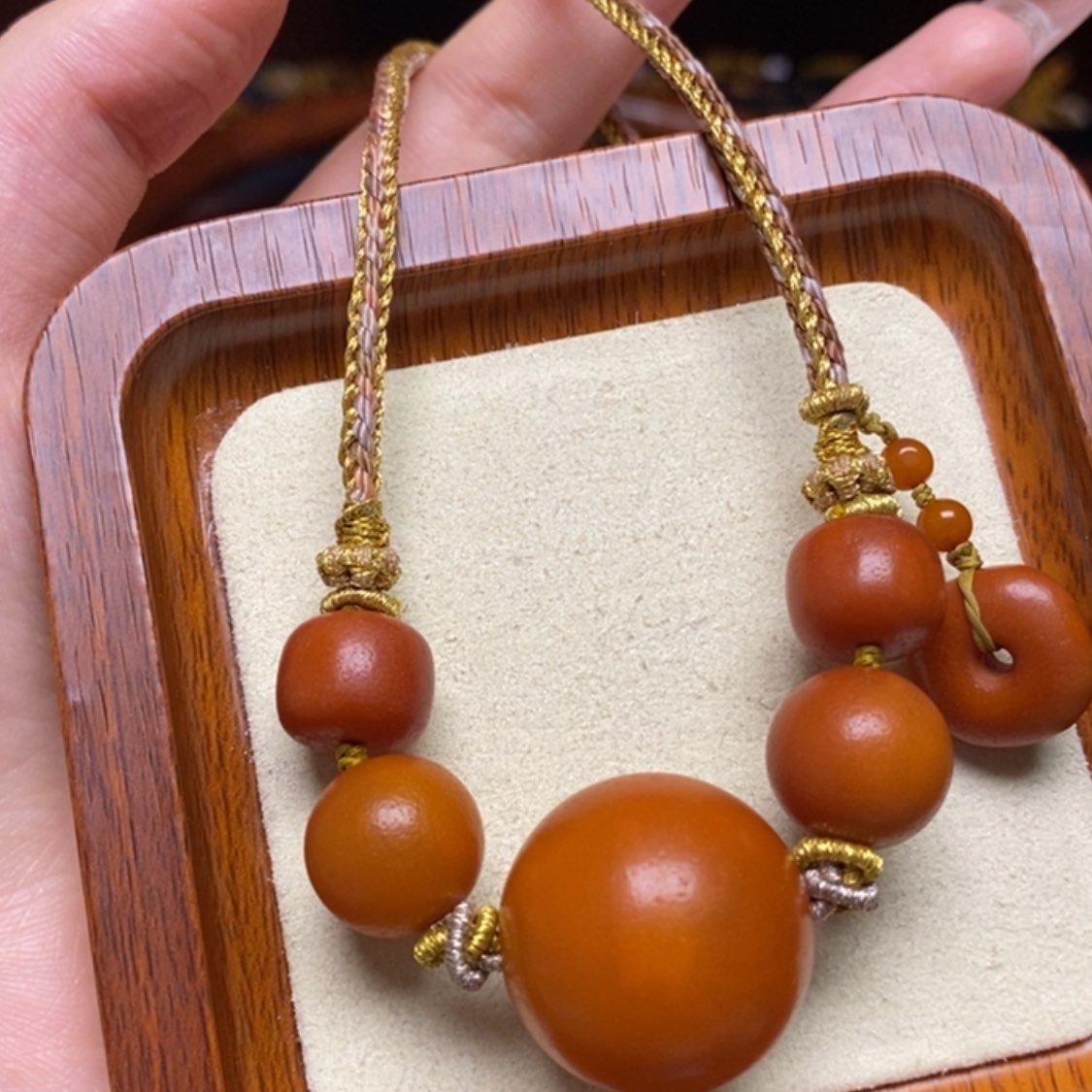 【闪购商品】蜜蜡颈饰未镶嵌项链