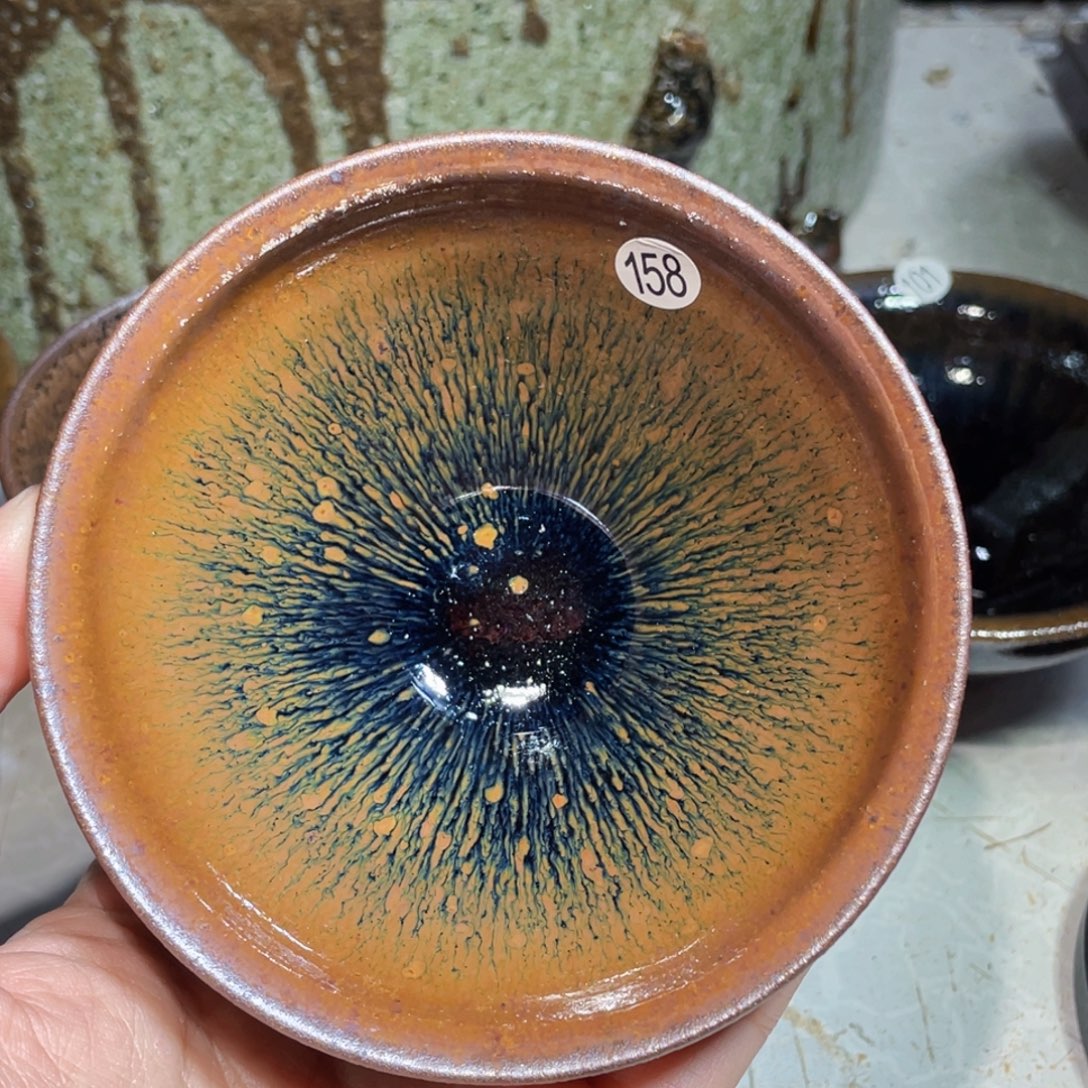 茶盏龙窑柴烧建盏158