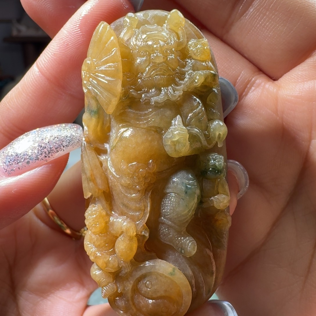 定制翡翠未镶嵌钟馗