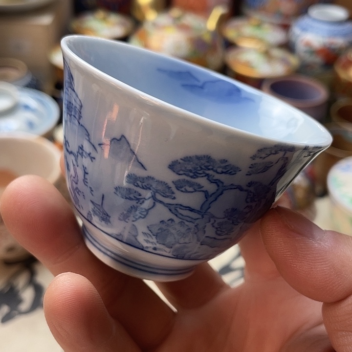 瓷片002 一人直播，看品直播间说序号