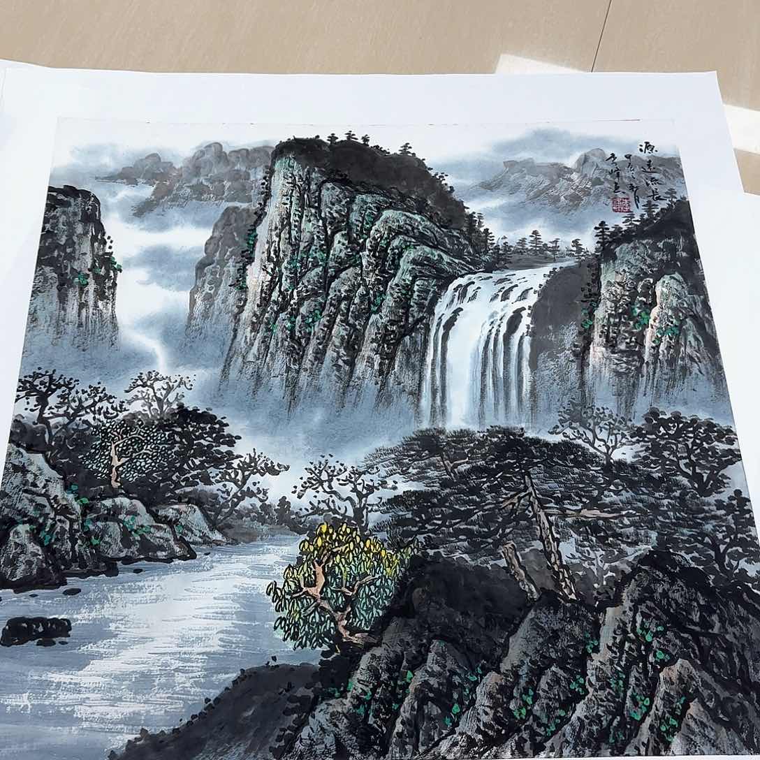 国画国画作品展，国画j