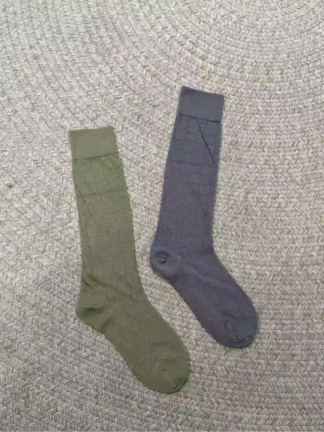 Emily精选 灰绿长筒袜 2512260008