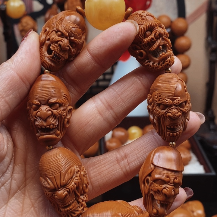 橄榄核手串/手链无*祁魔煞七星