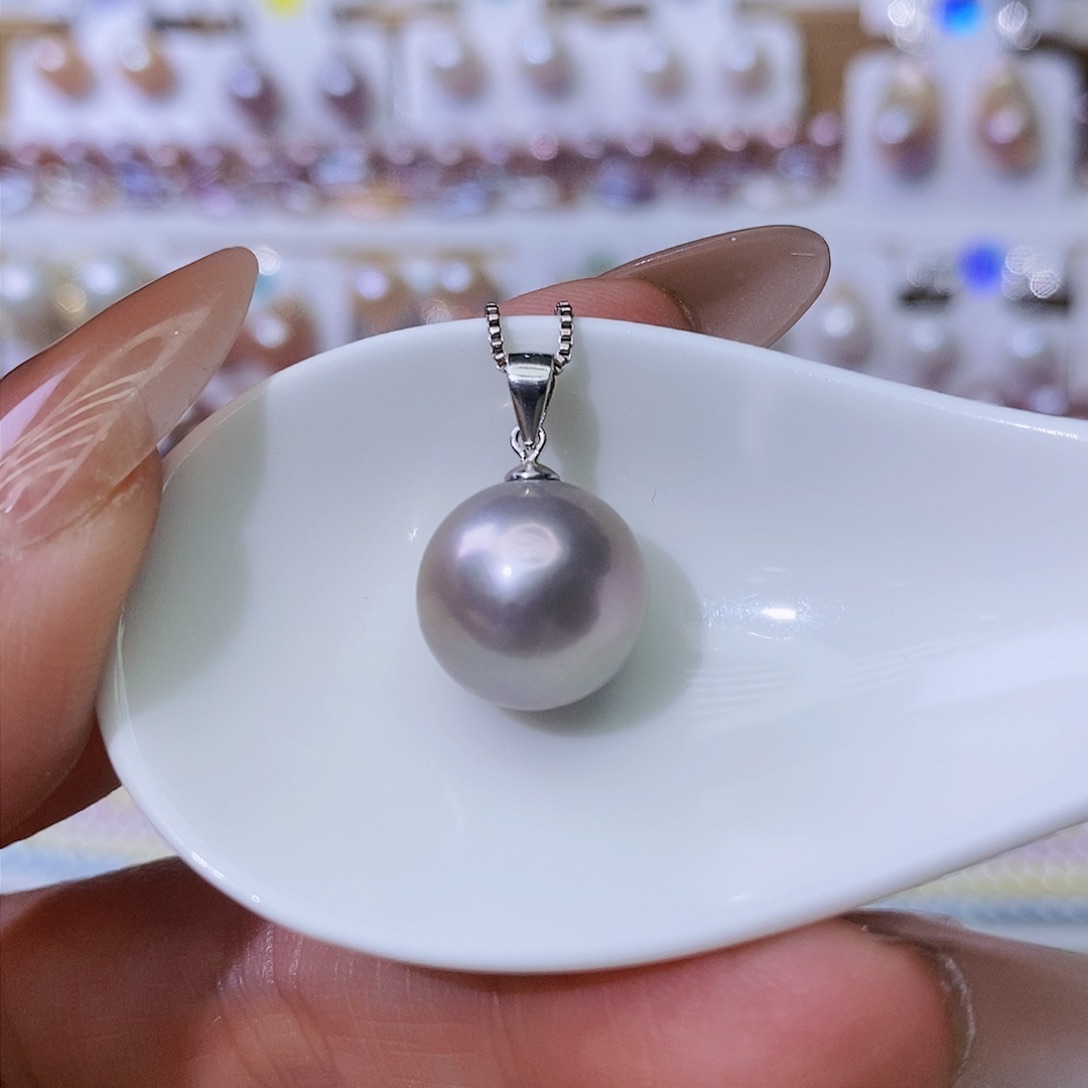 淡水珍珠颈饰银S925镶嵌