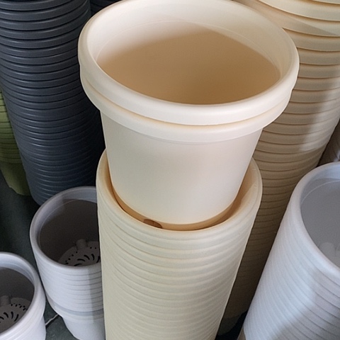 树脂四季4号3个带托混色