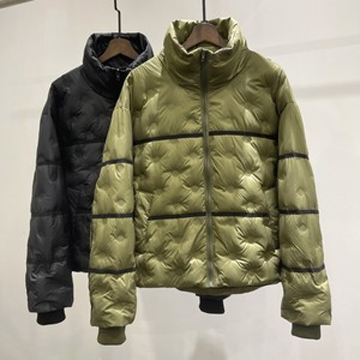 现货冬季时尚个性百搭立领羽绒服休闲宽松INS潮牌保暖外套