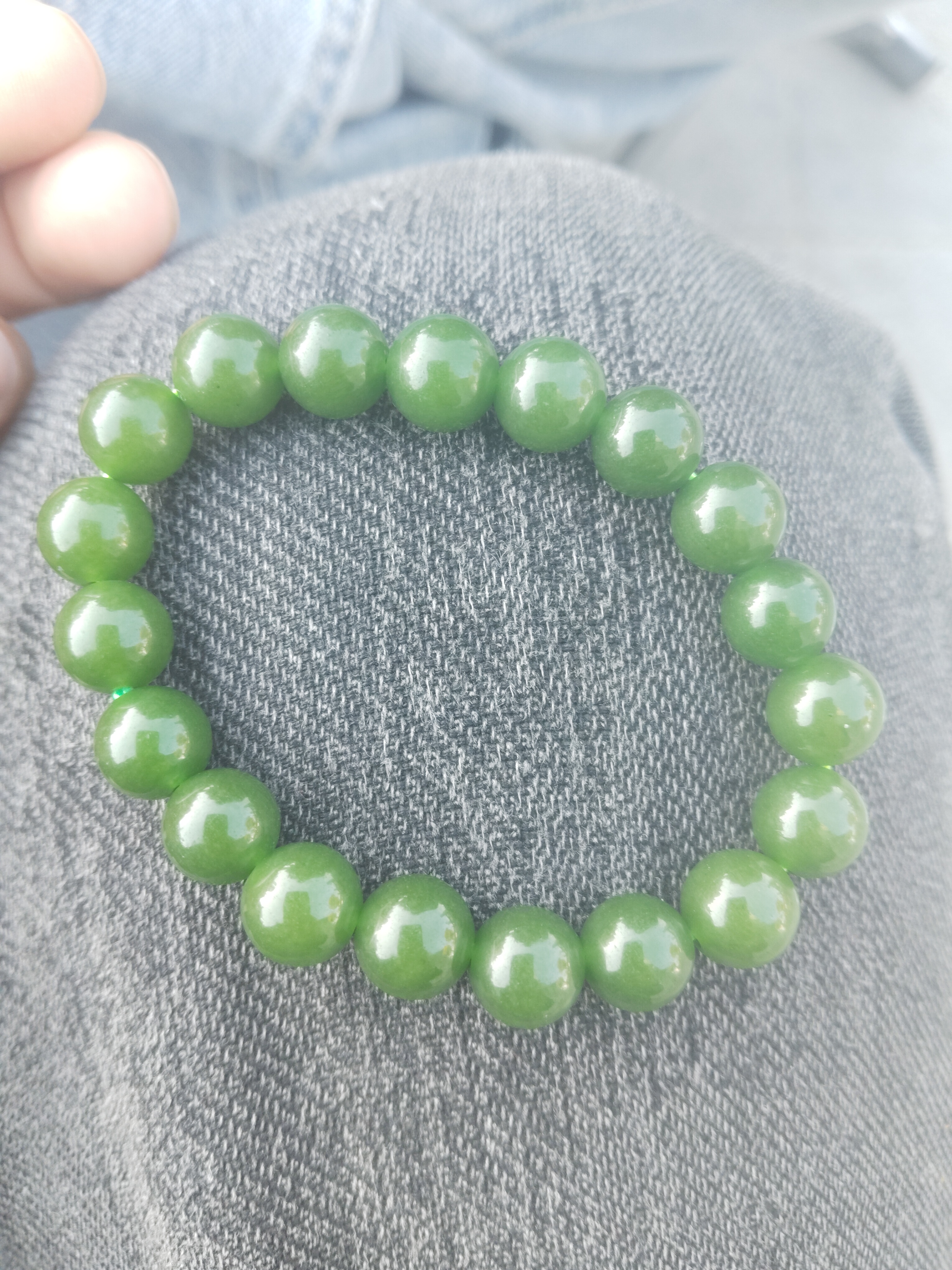 高端未镶嵌菠菜绿卡10